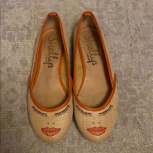 Anthropologie Face Flats